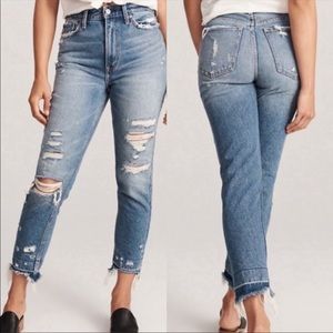 Abercrombie Annie High Rise Girlfriend Jeans